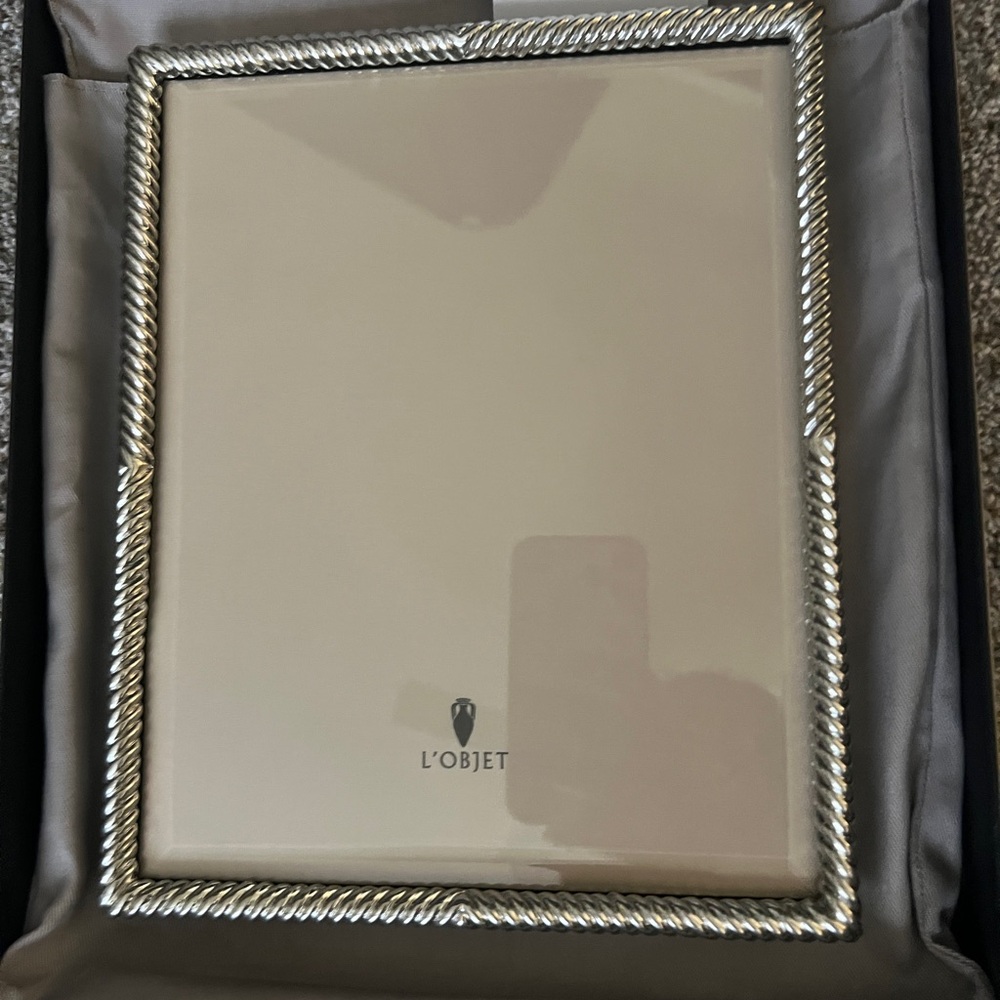 L'Objet Elegant Silver Rope Frame - Picture 7 of 10